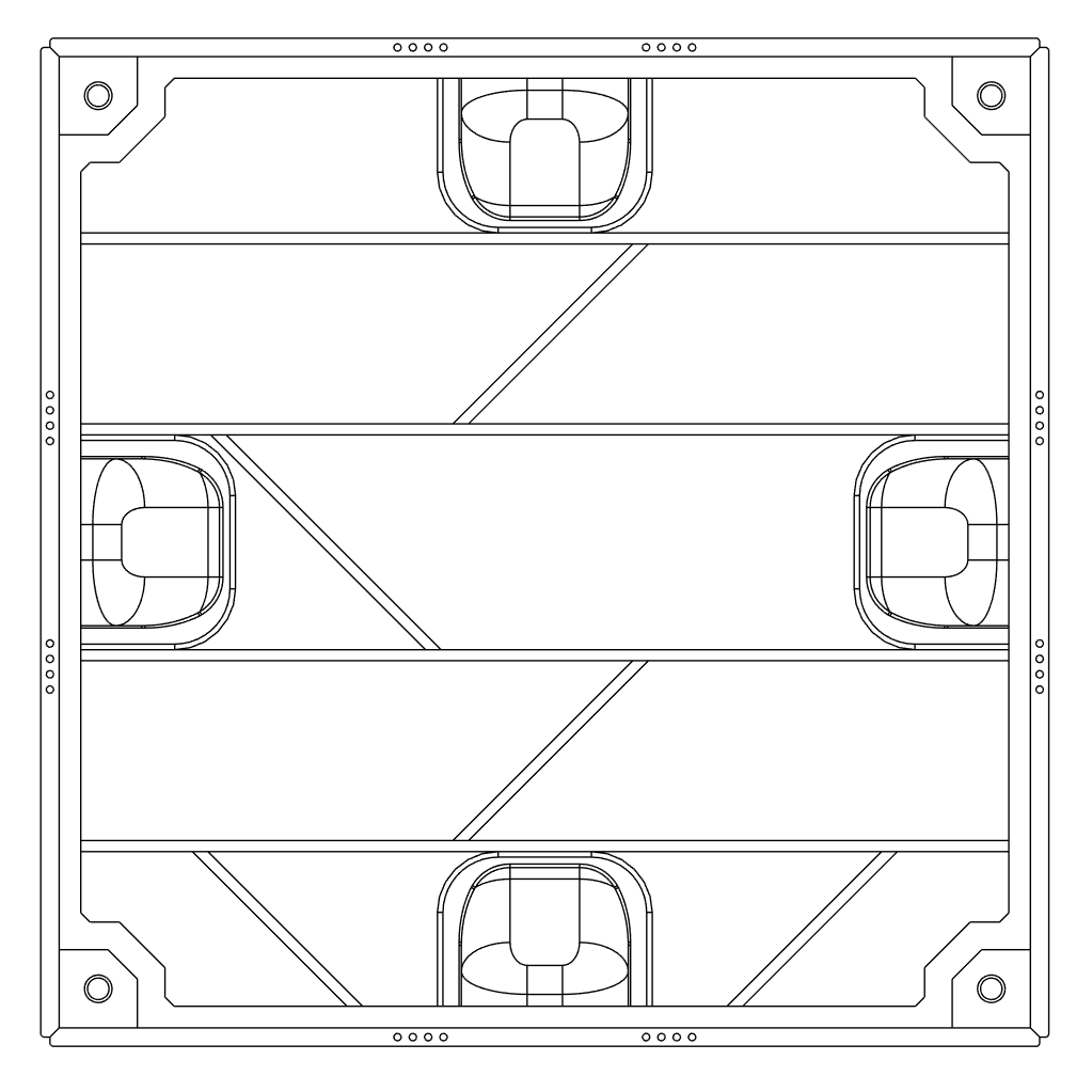 K2 Kubos Nest 11x11 Horizontal Inlay
