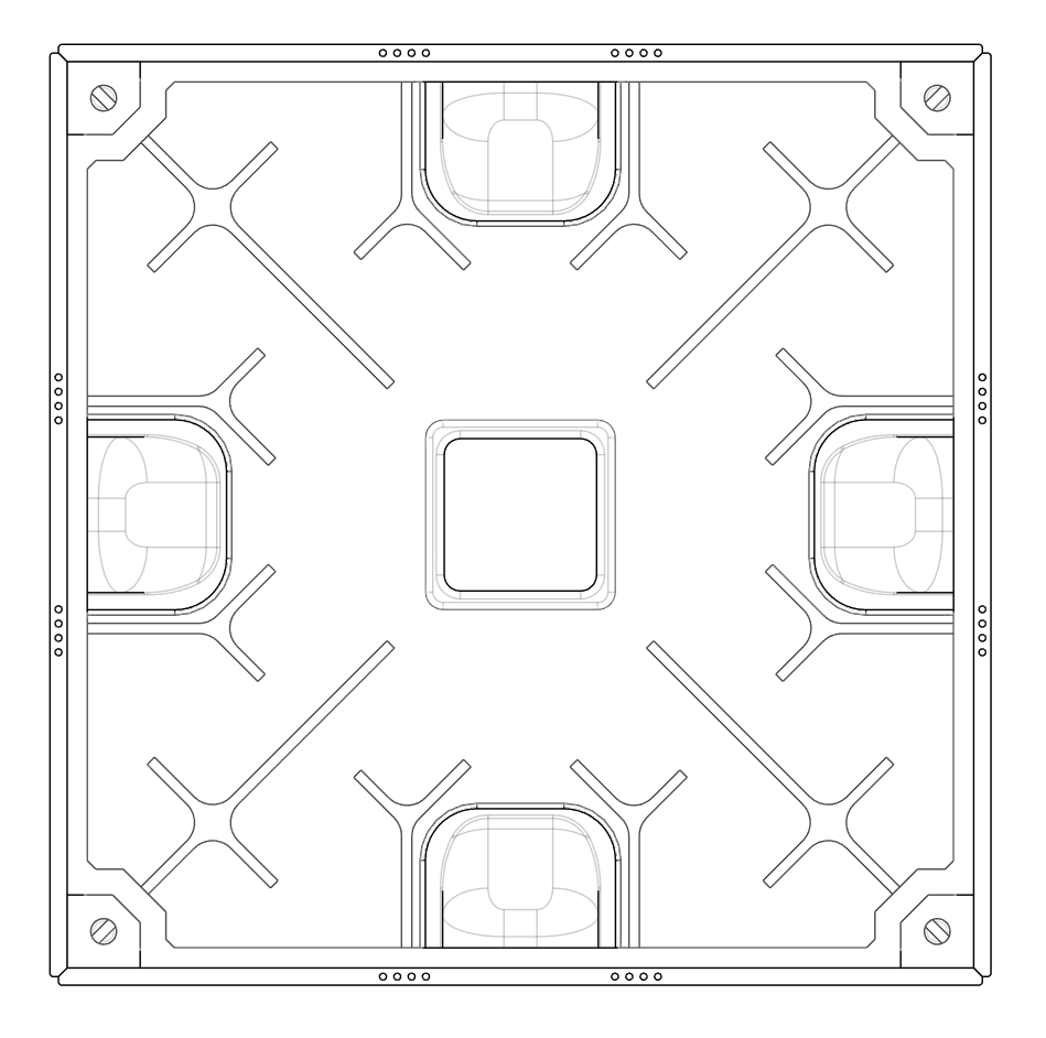 K2 Kubos Nest 11x11 Allround Inlay
