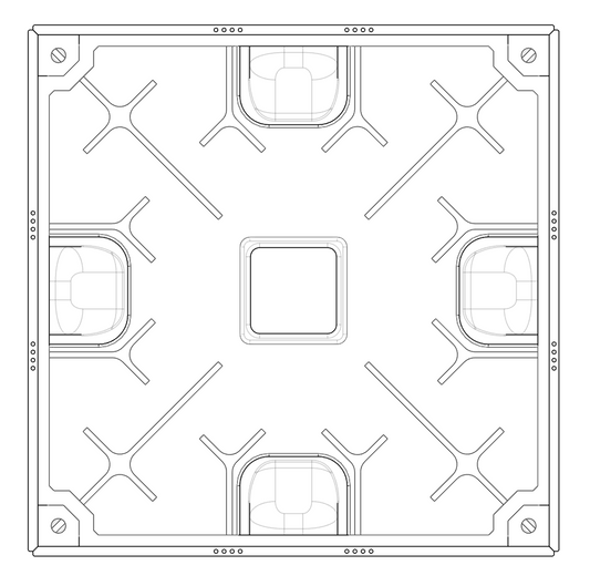 K2 Kubos Nest 11x11 Allround Inlay